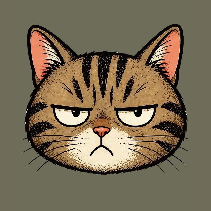 Dessin animé Grim Cat