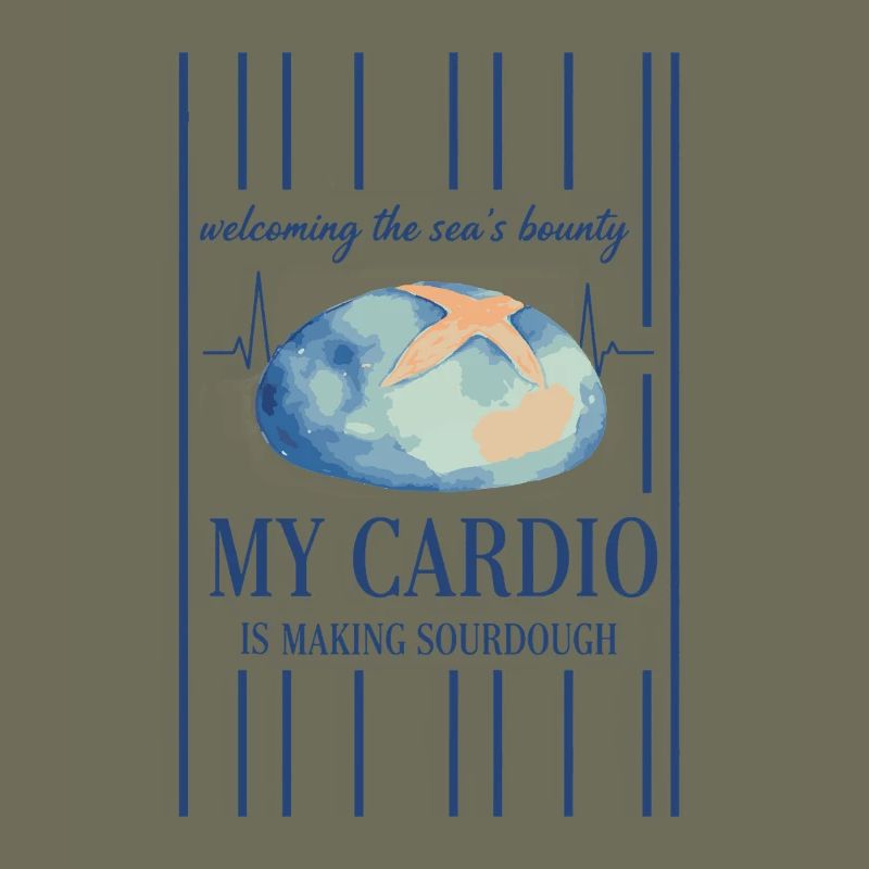 Sauerteig. Mein Cardio-Workout besteht darin, Sauerteigbrot zu backen.