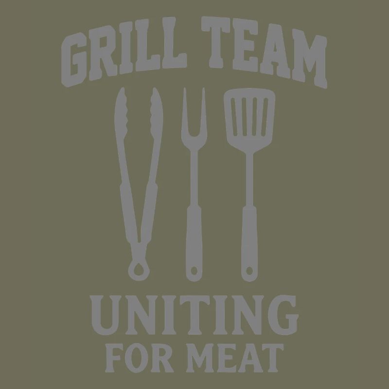 GRILL TEAM UNITING FOR MEAT BBQ Graphic