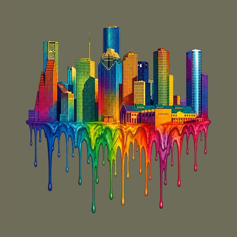 Houston, Texas – Dripping Paint