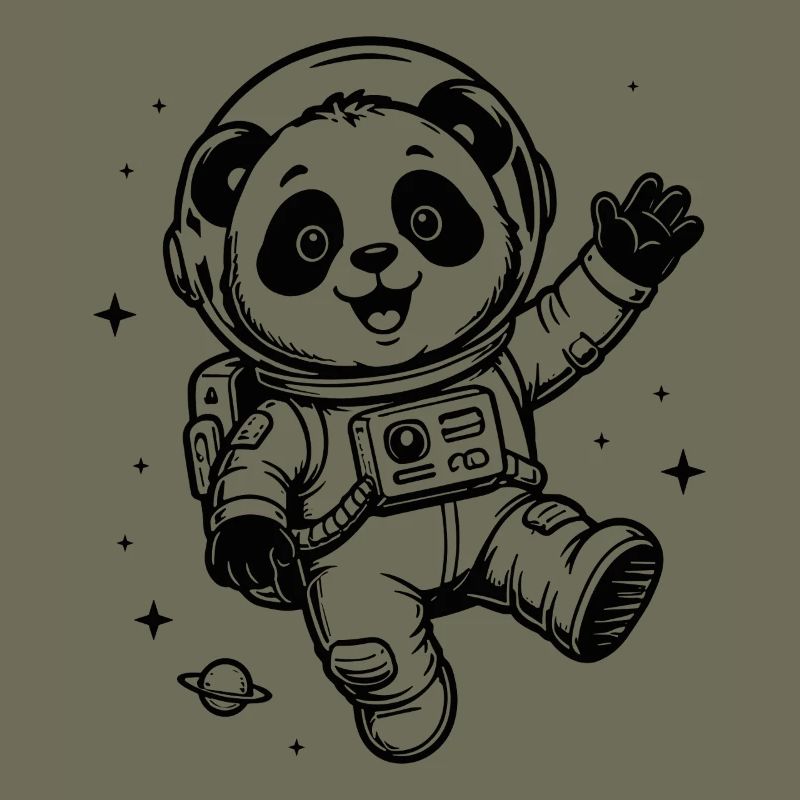 Astronaute Panda : Aventure spatiale