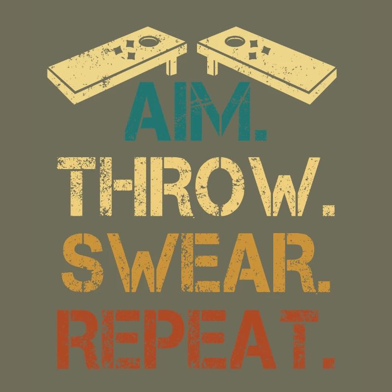 Aim Throw Wear Repeat Tee