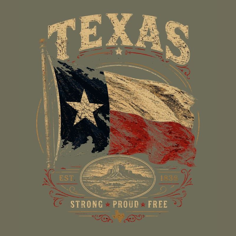 Fierté du drapeau du Texas : Stark & Free