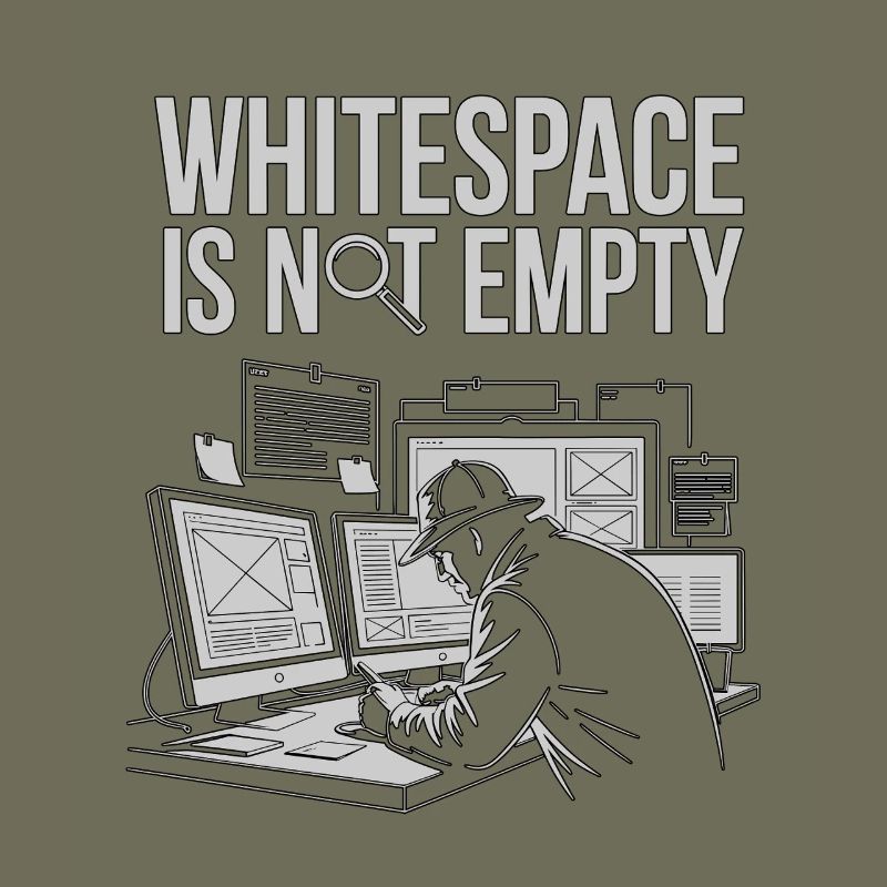 L’espace blanc pour les designers UX/UI n’est pas un design web vide