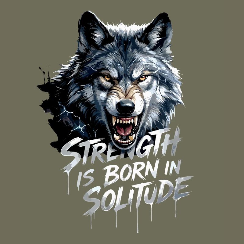 La force du loup naît dans la solitude