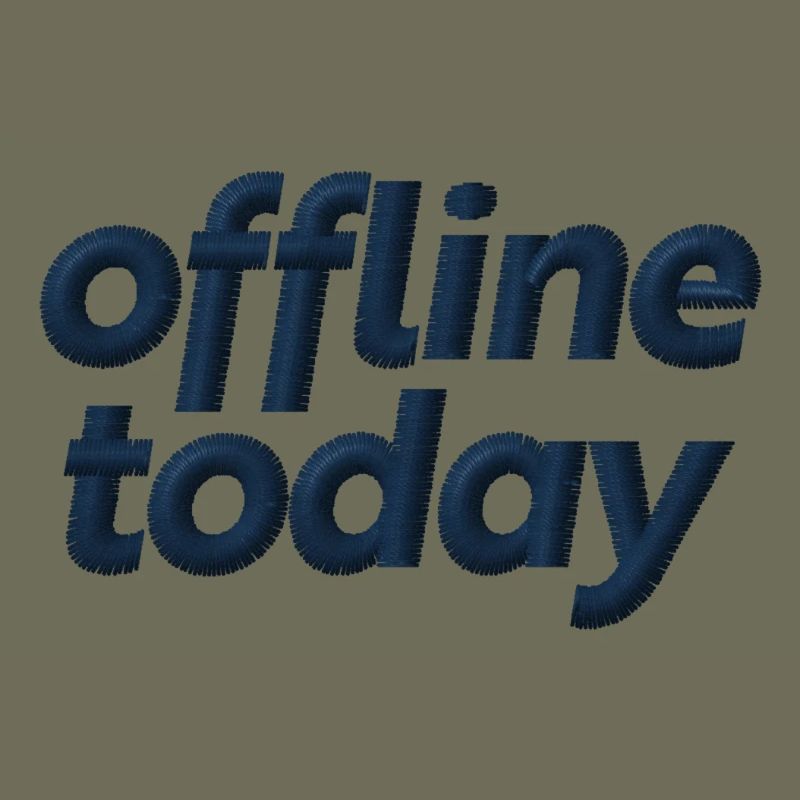 Offline heute bestickt