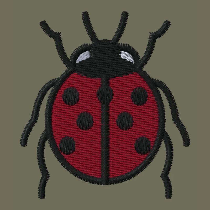 Ladybug embroidered