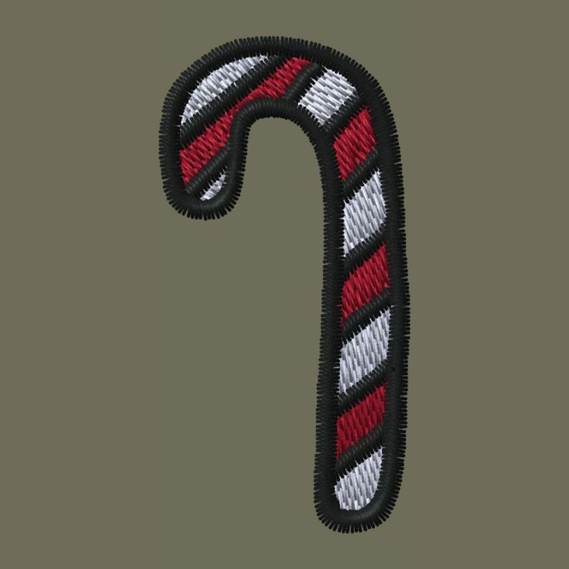 Christmas candy embroidered