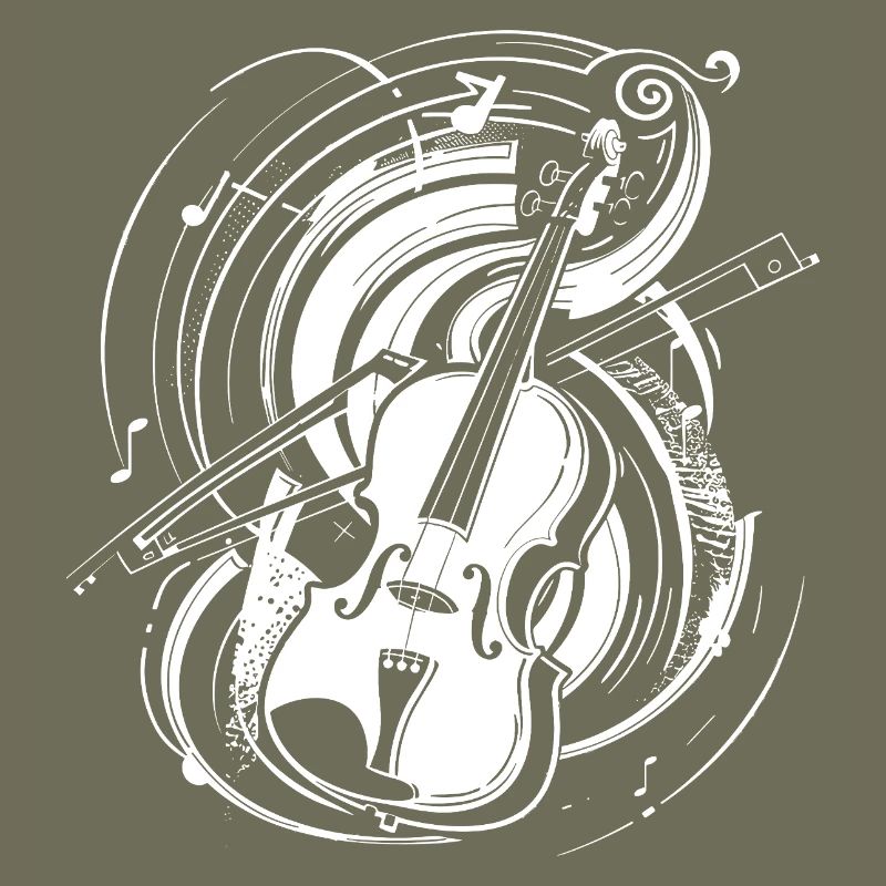 Violin Drawing
