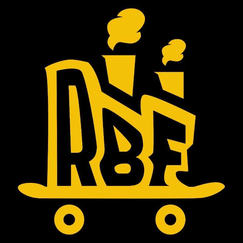 Rollbrett Fabrik Logo gelb