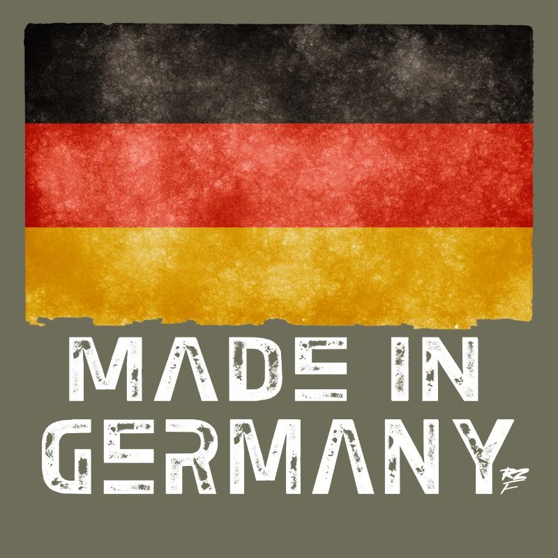 Made in Germany Flagge – Distressed Style