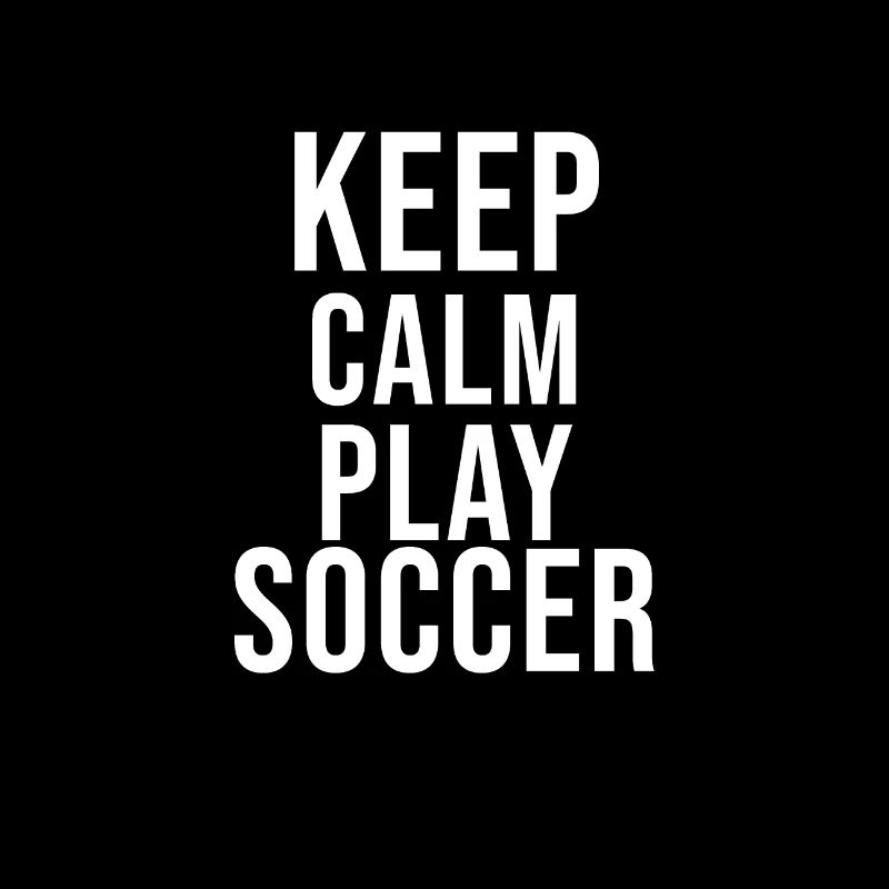 Keep Calm Football Motif