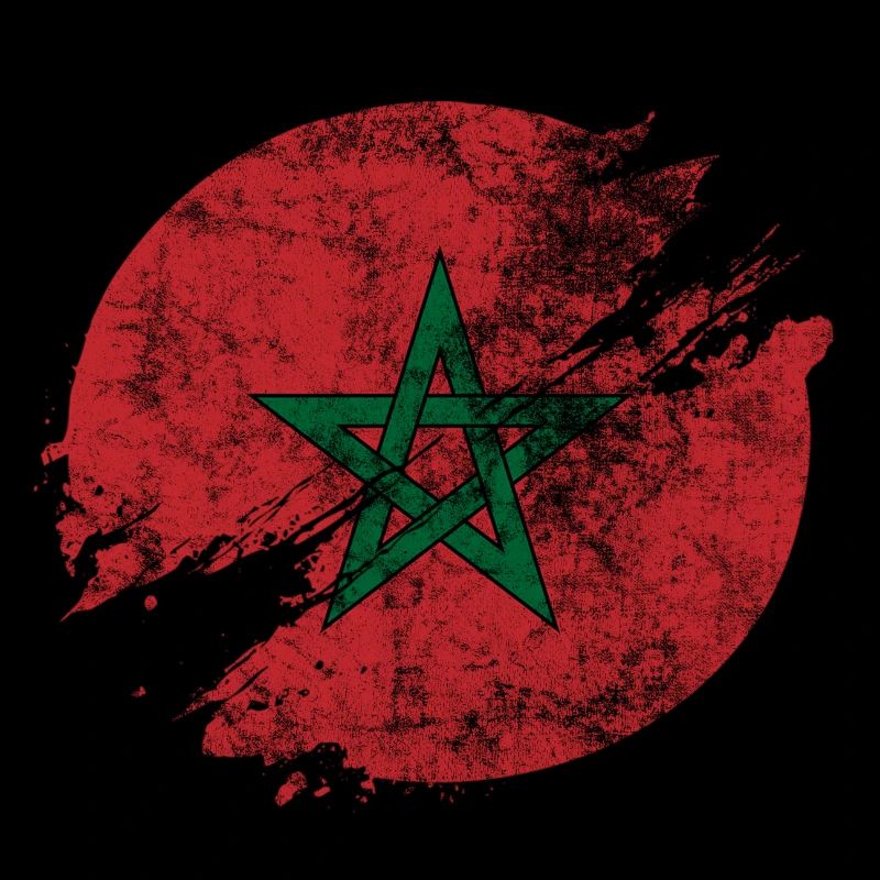 Morocco Circle Blurry Vintage / Gift