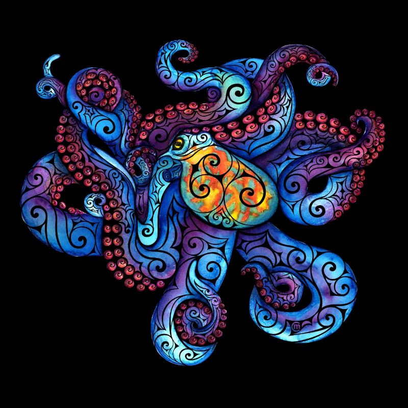 Swirly Octopus