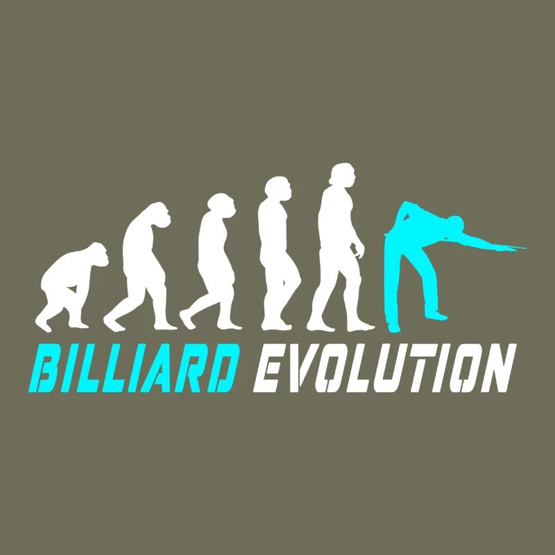 Billard Evolution Design / Geschenkidee