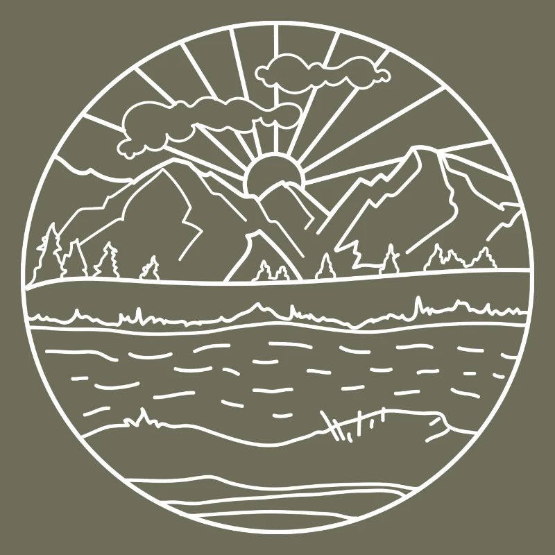 Mountains symbol