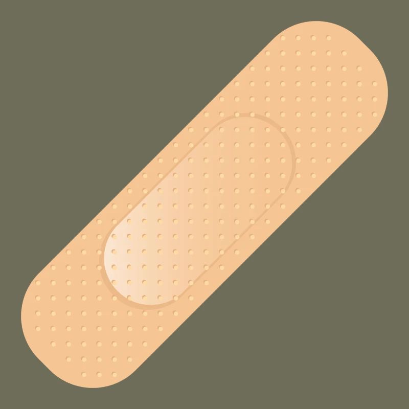 simple sticking plaster as a design element