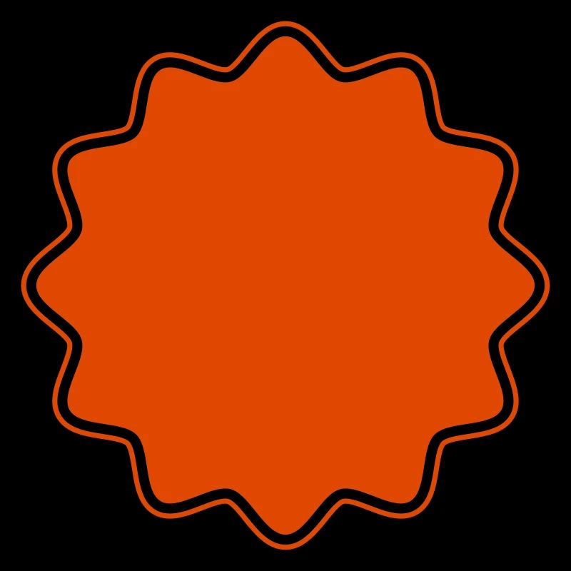 Emblem | Form | Stern runde Ecken (Vectorgraphic)