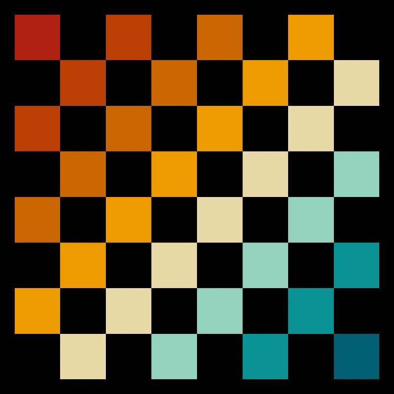 Retro-Schachbrett
