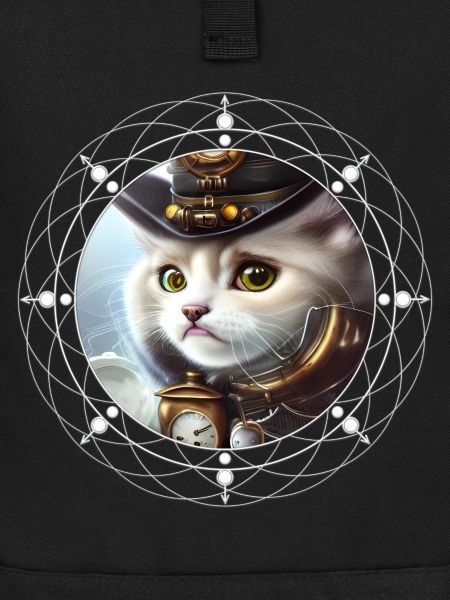 Cute steampunk kitten