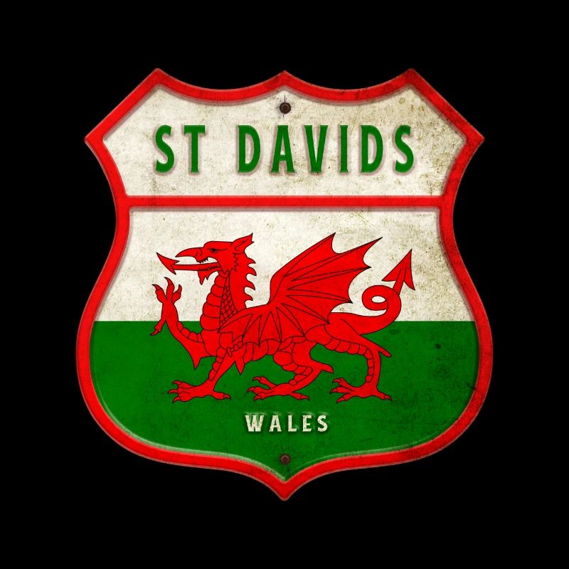 St Davids Pays de Galles Drapeau Design