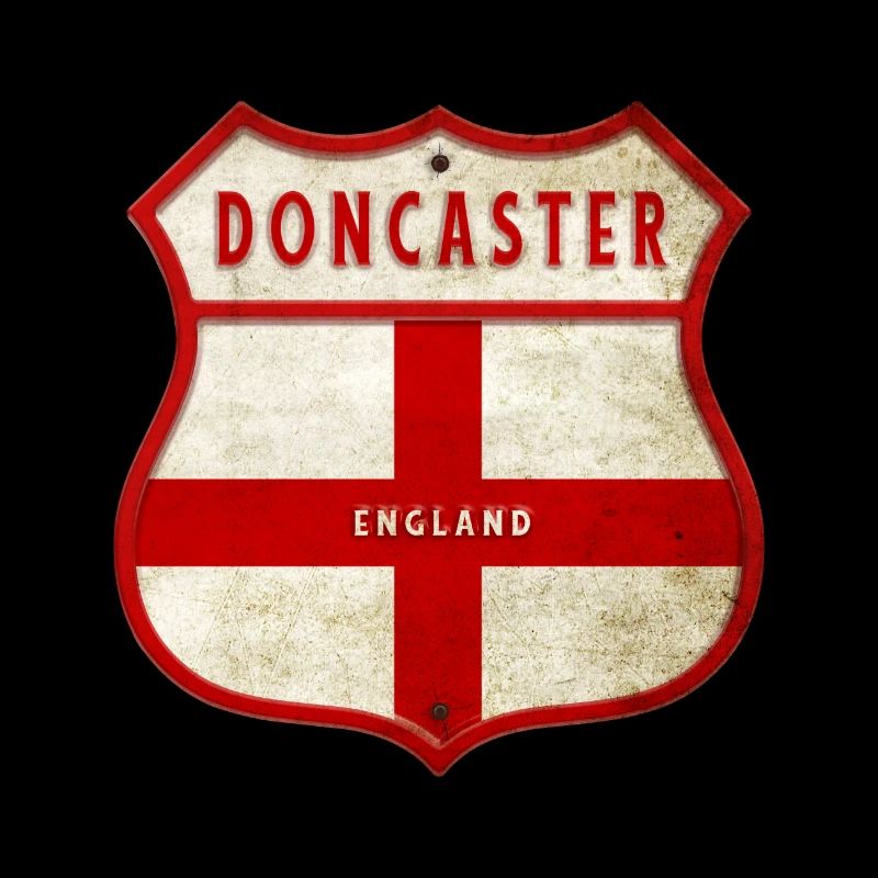 Doncaster Angleterre Drapeau Armoiries