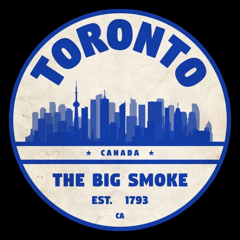 Toronto Vintage Skyline