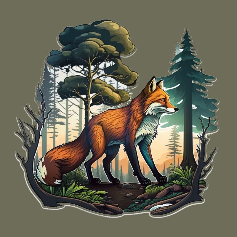 Fuchs im Wald