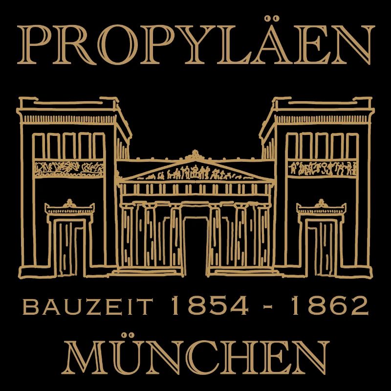 Propyläen, München, Wahrzeichen Stadttor, Bayern