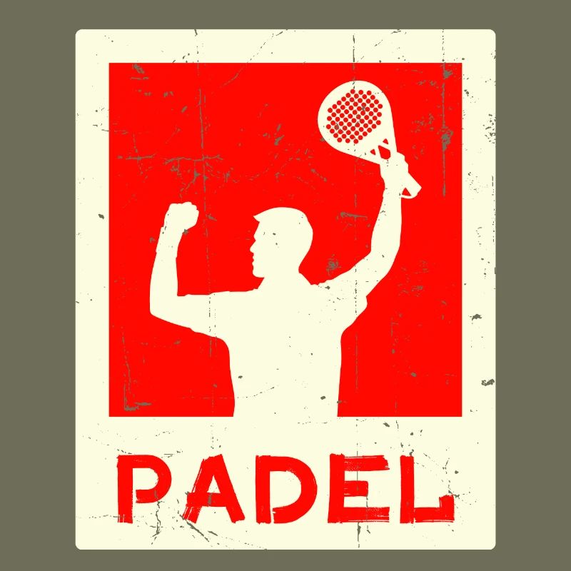 Freizeit Training Spieler Spruch Schläger Padel