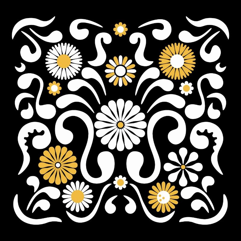 Fête des fleurs l blanc et jaune