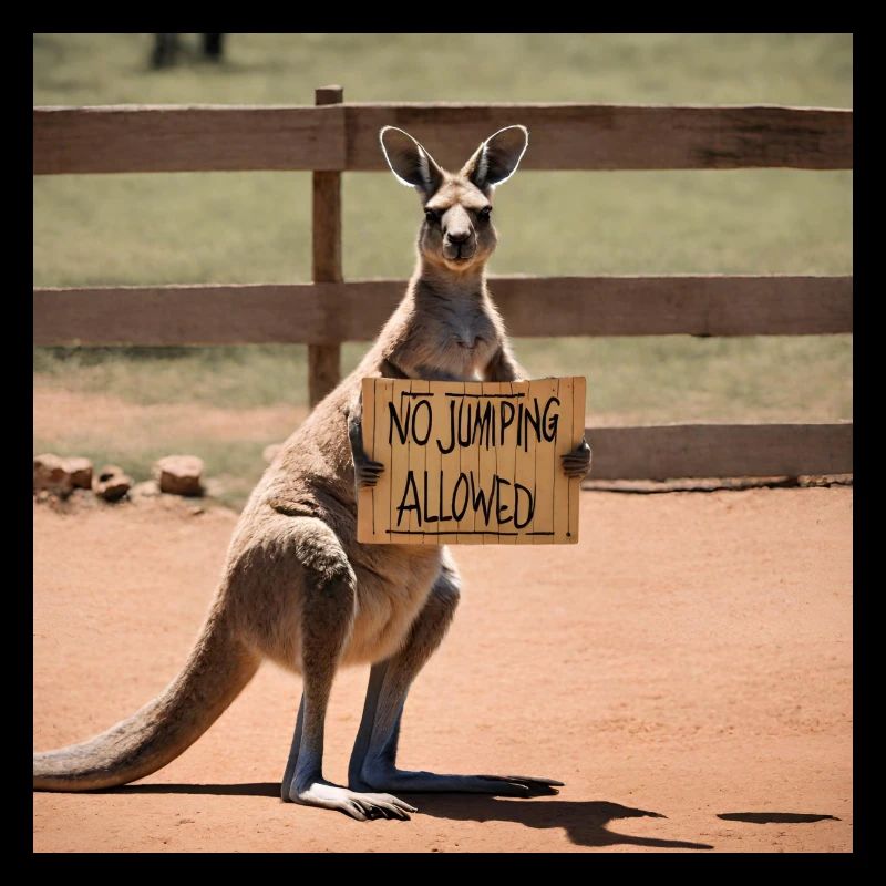 Kangaroo Meme Design - Printflow