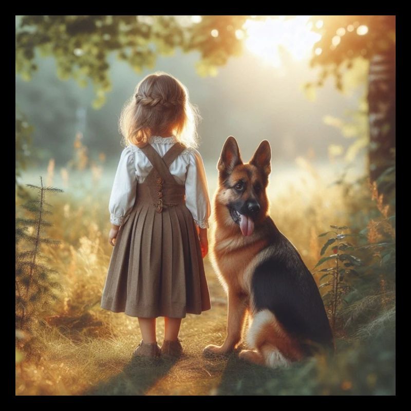 Deutscher Schäferhund Kunst