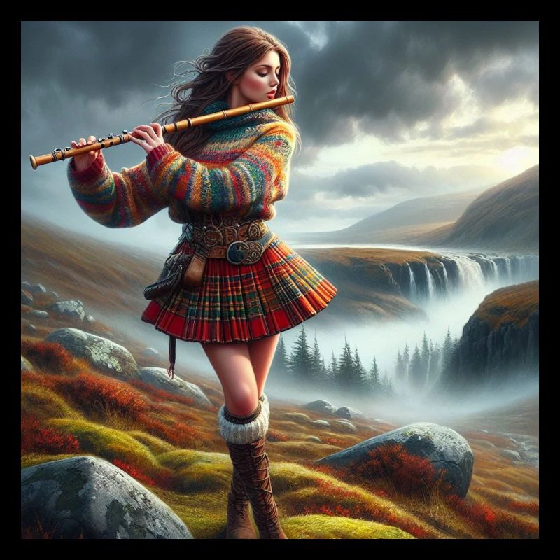 Celtic Female Musician