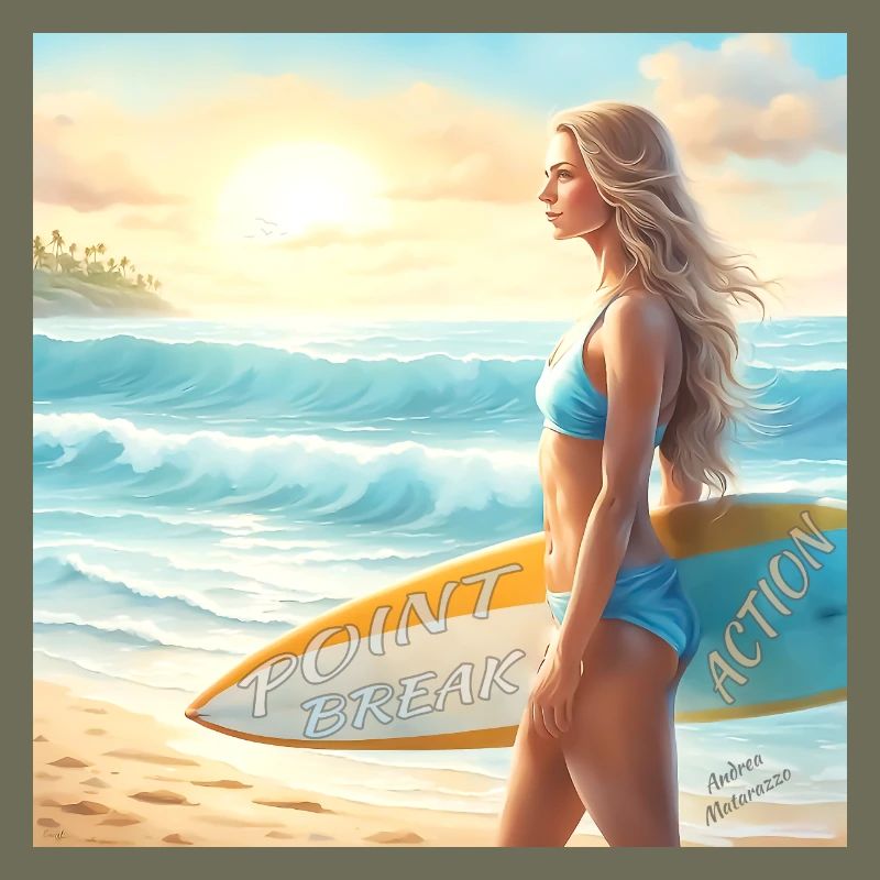 Mädchen Action Surf Point Break 2