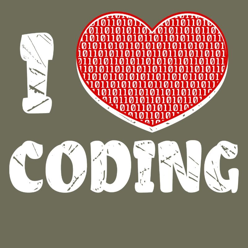 Developer Herz Coden Statement Programmierer