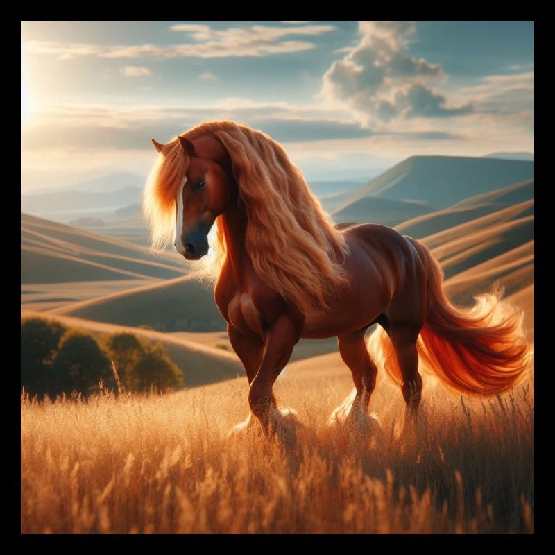Cheval libre
