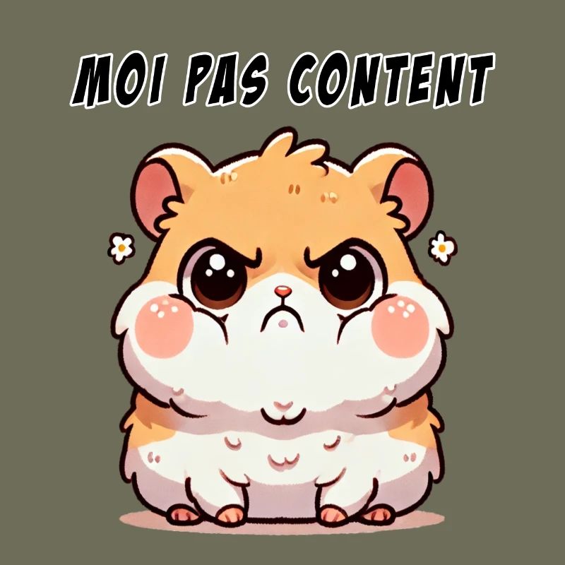 Hamster "Moi pas content"