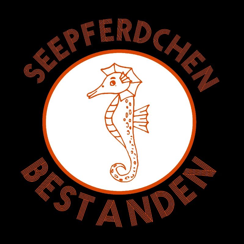 Seepferdchen bestanden Abzeichen Prüfung