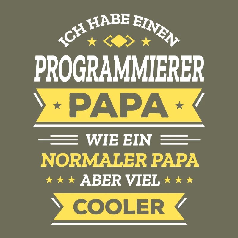 PROGRAMMIERER PAPA: COOL, TECH, DIGITAL, INNOVATIV
