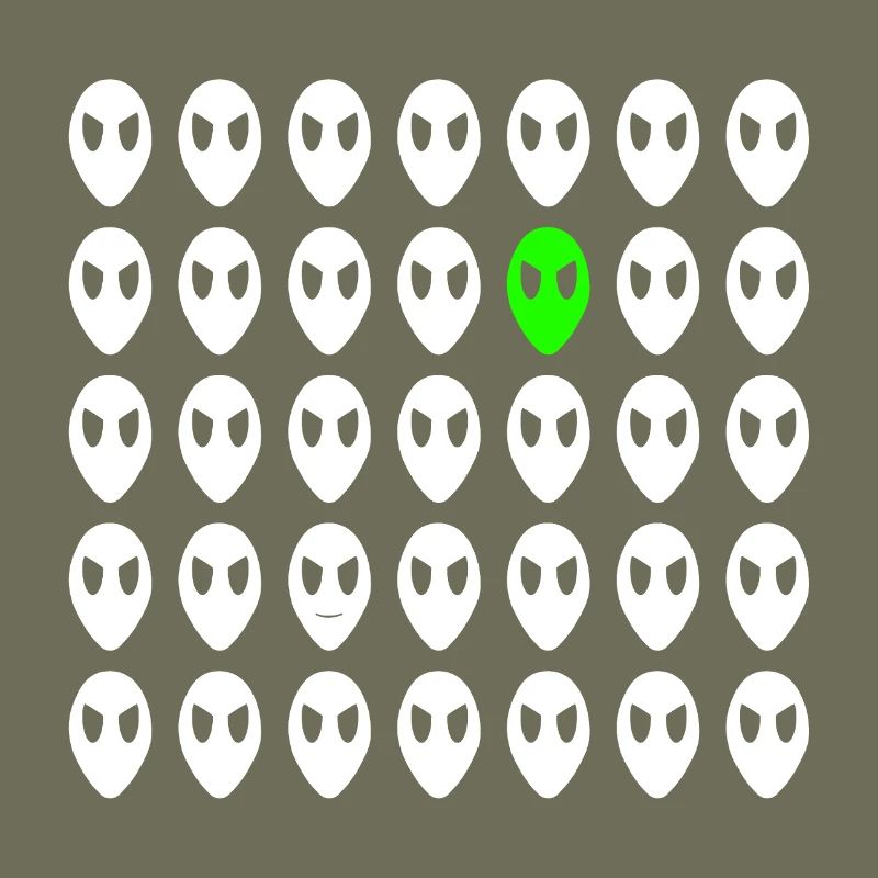 alien face