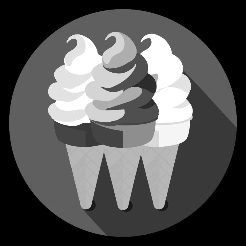 Eiswaffeln Skizze
