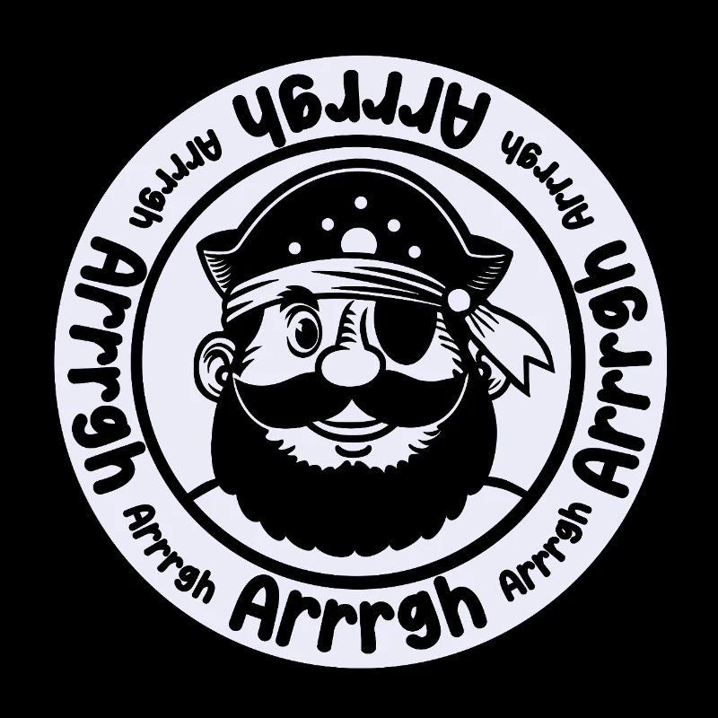 Lustiger Pirat mit Augenklappe