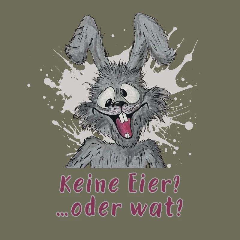Keine Eier?….oder wat? Osterhase statement
