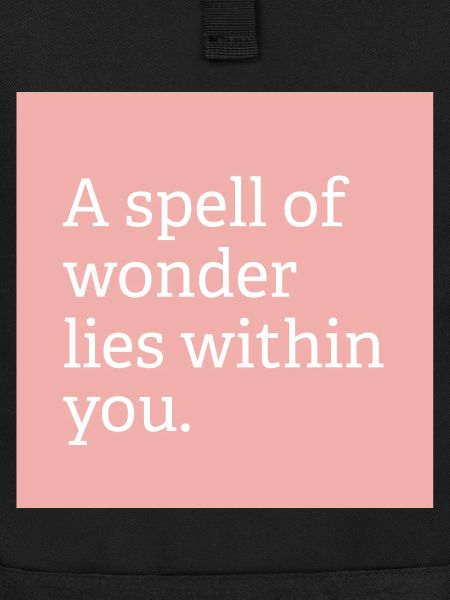 A spell of wonder