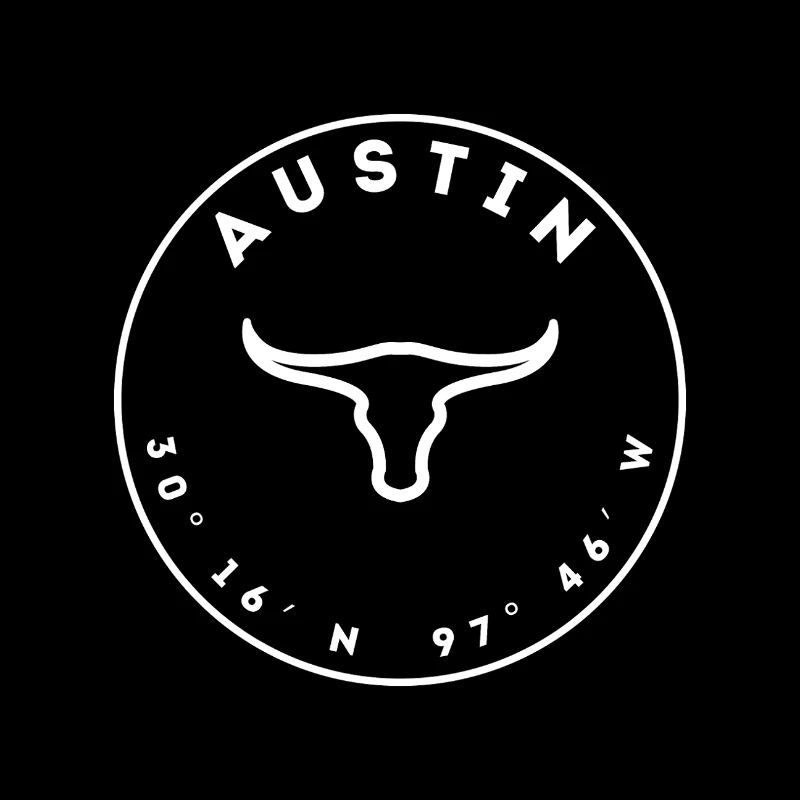 Austin with Bull and coordinates