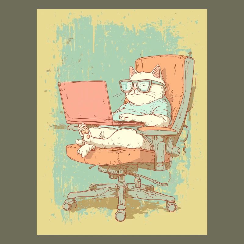 Homeoffice Level: Katze