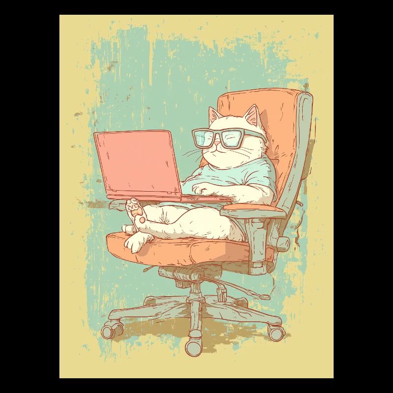 Homeoffice Level: Katze