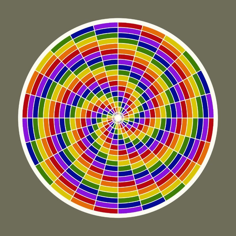 Conception d’art en spirale colorée