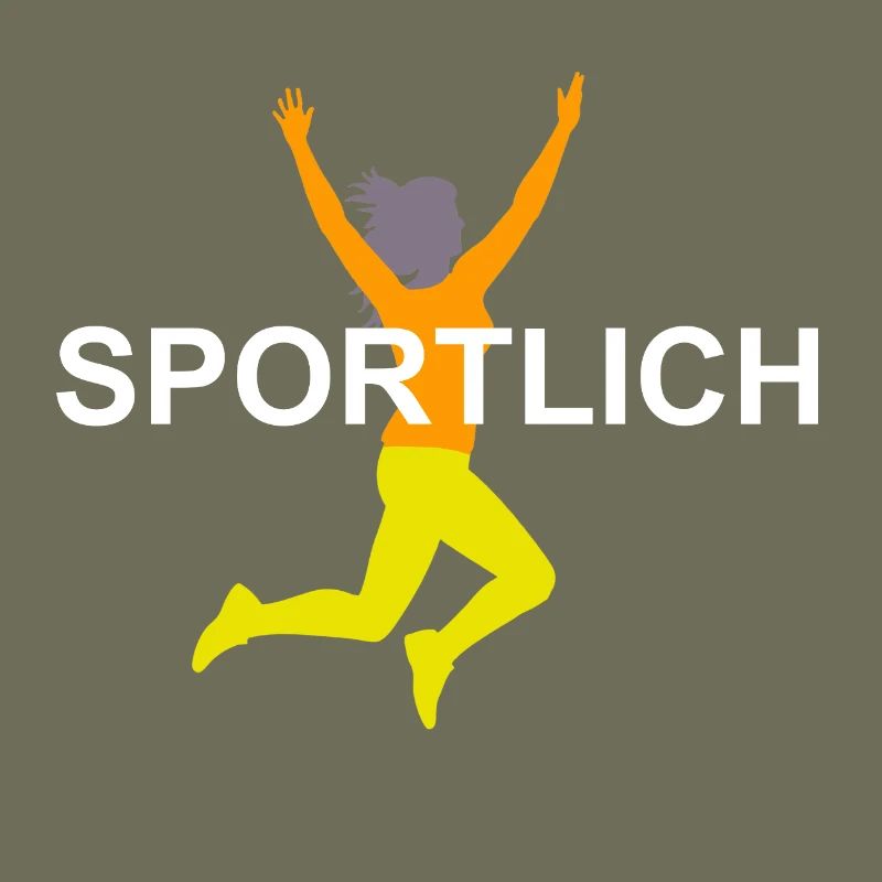 Dynamische Sprinterin Illustration